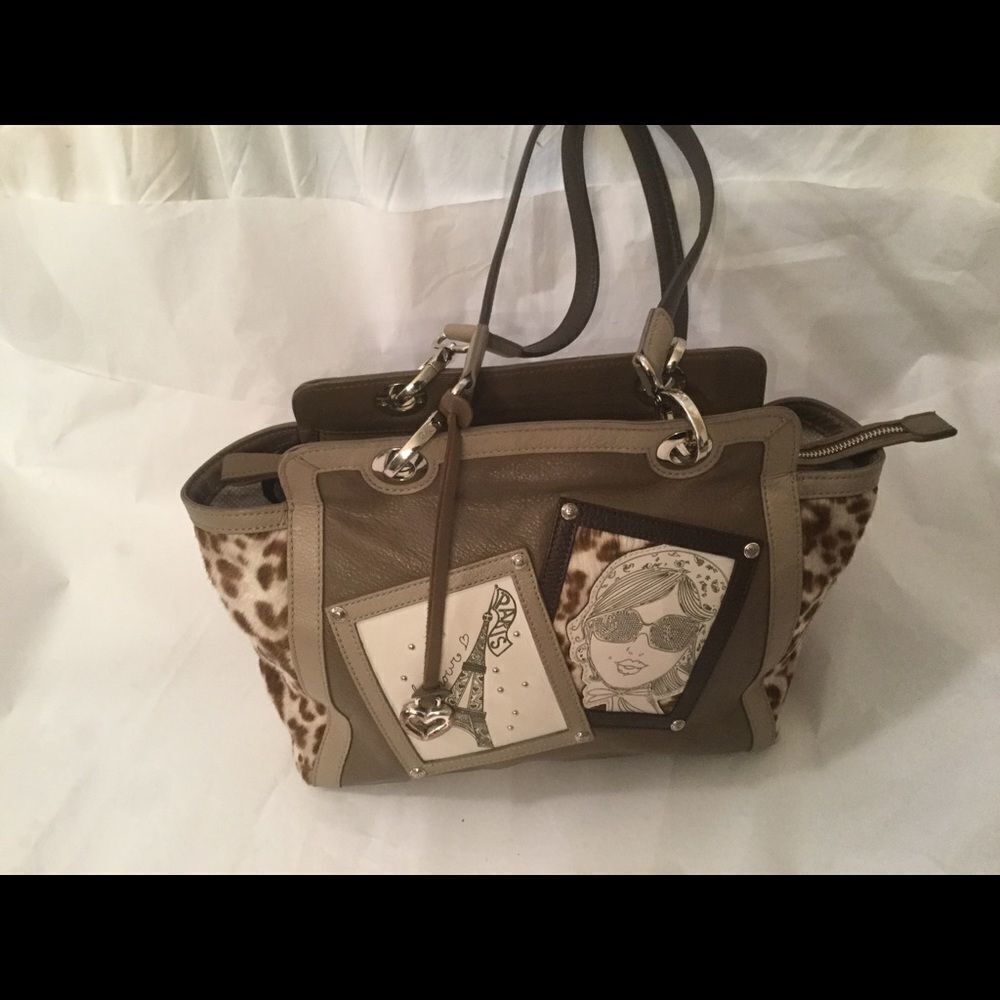 Brighton Paris Tote Off White Mushroom Tali Leathe